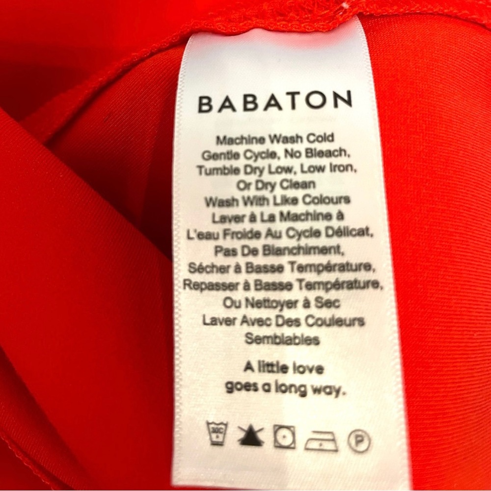 Aritzia Babaton Matheson Sheath Dress, Orange-Red, 00 - Picture 8 of 15